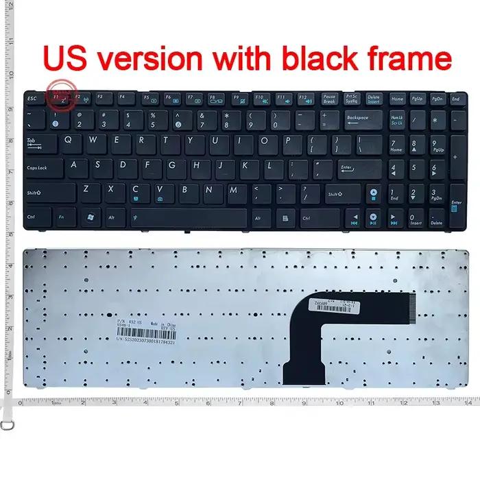 Clavier américain pour ASUS, K52, K52F, K53, K54, K72, K73, A52, A53, A73, U50, N50, N51, N52, N53S,