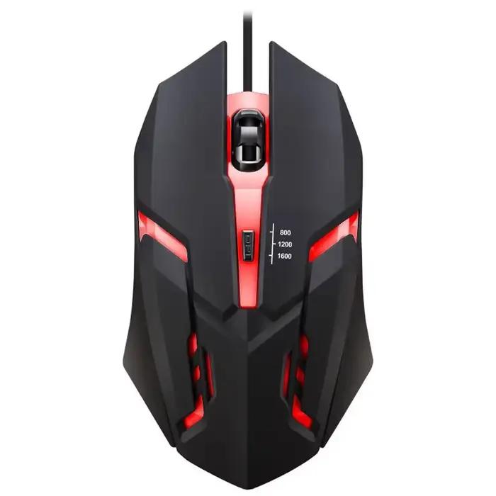 Souris de jeu à bouton lumineux coloré USB LED, souris filaire pour PC Gamer, ordinateur de bureau, 