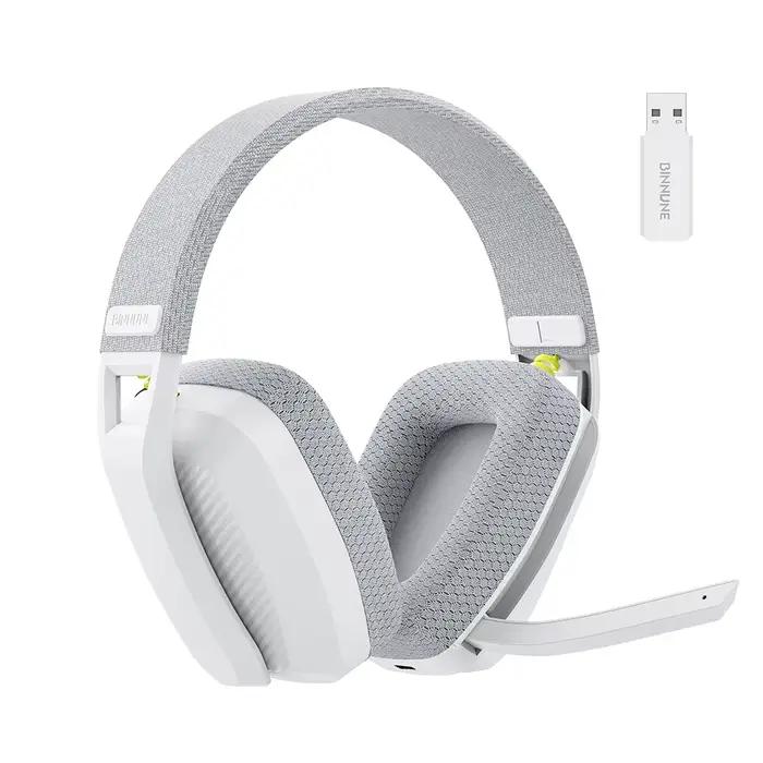 BINNUNE BW06 casque de jeu sans fil 2.4GHz avec micro pour PS5 PS4 PC Mac Playstation casque de jeu 