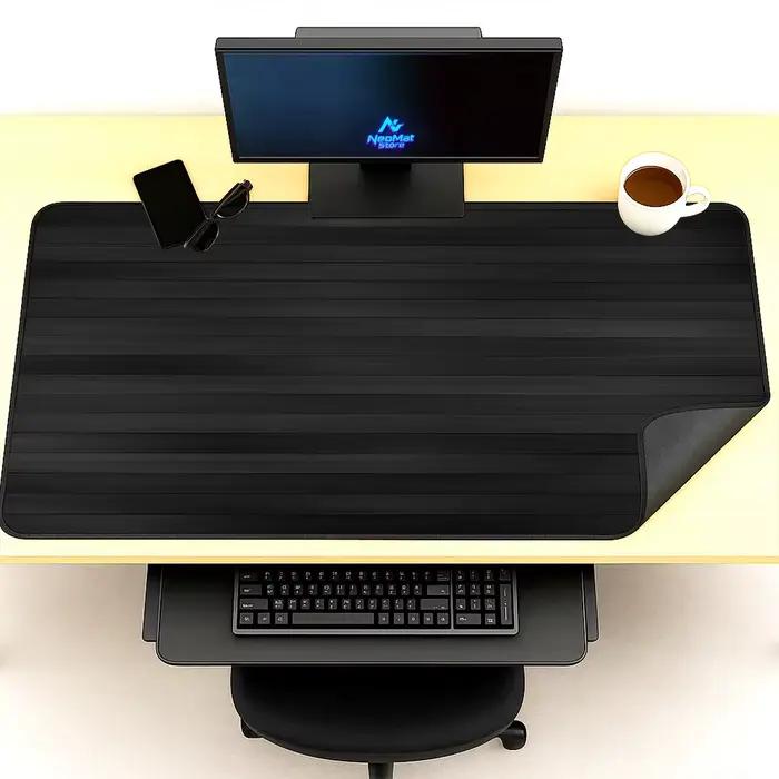 Tapis en caoutchouc épais noir Pc tapis 1200x600 grand tapis de souris tapis de jeu anti-dérapant cl