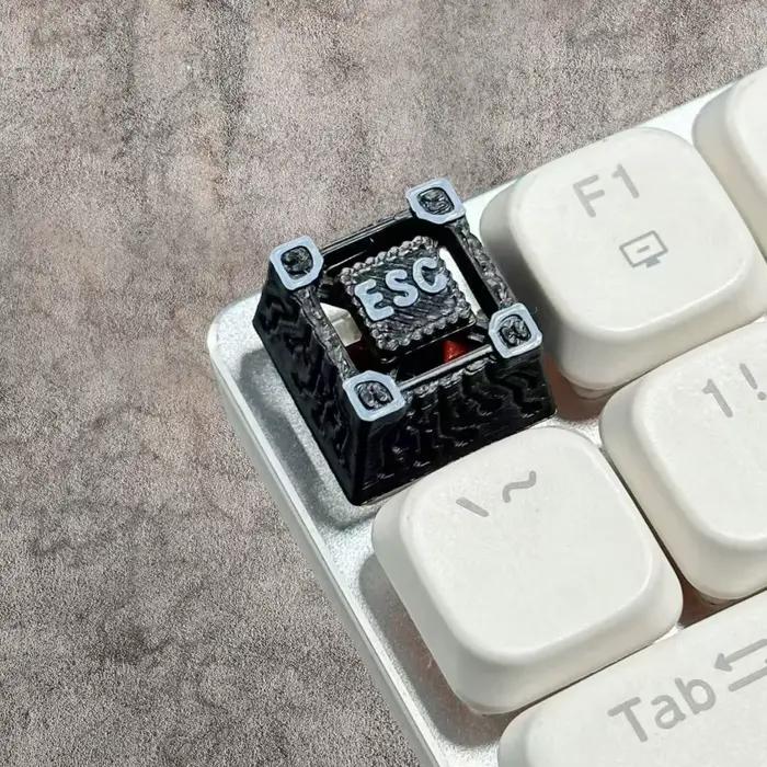 Capuchons de touches épée personnalisés, créatifs et personnalisés, clavier mécanique de jeu à axe t