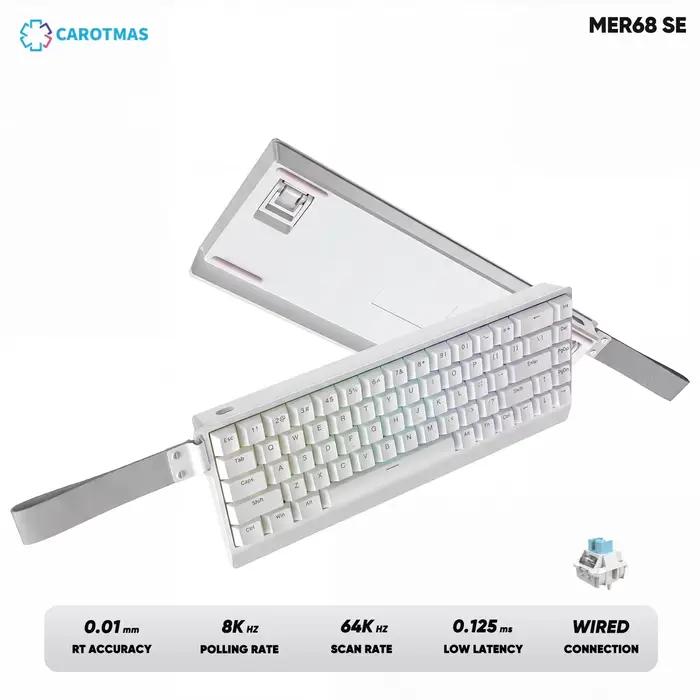 Clavier mécanique magnétique filaire pour gamer IROK Carotmas Mercury68 Mercury 68 Mercury68 Pro Mer