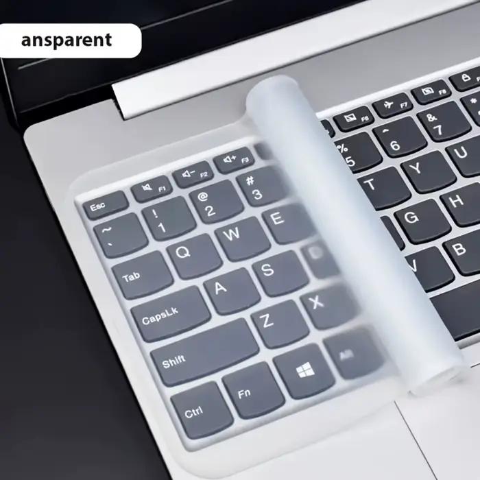 Protecteur de clavier en silicone ultra fin pour ordinateurs portables de 12 à 14 pouces – étanche, 