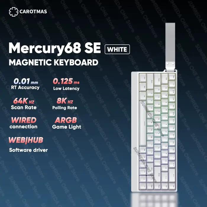 IROK Carotmas Mercury68 Max mars68 pro Mercury 68 clavier mécanique magnétique de jeu déclencheur ra
