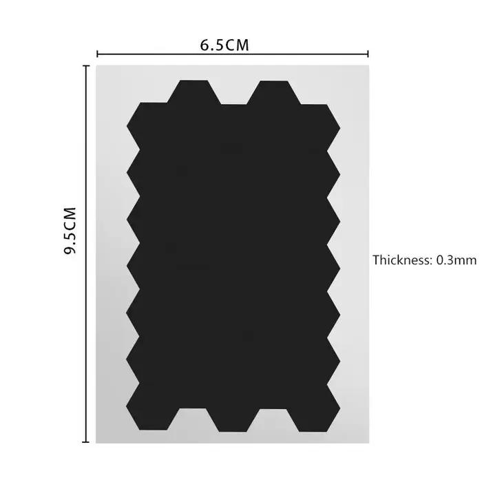 Autocollant DIY antidérapant en silicone pour clavier de souris ; Promuove le contrôle, minimise le 