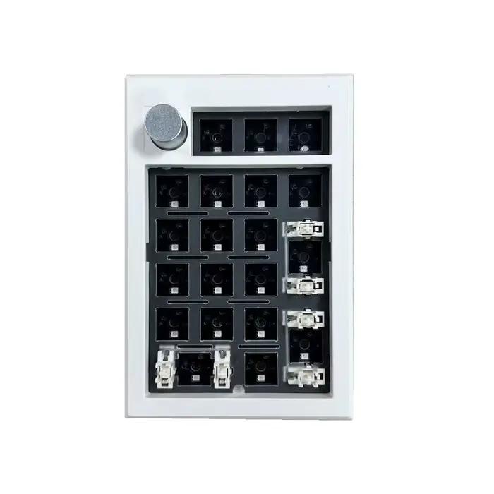 Kit de clavier numérique sans fil Zoya GMK21, trois modes Bluetooth RGB avec bouton, prend en charge
