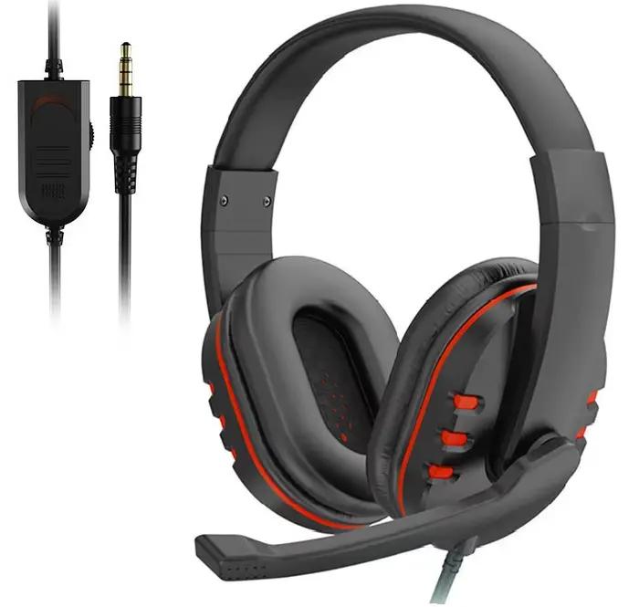 Casque de jeu filaire 3.5mm, écouteurs pour musique, pour PS4, Play Station 4, jeu PC, Chat, ordinat