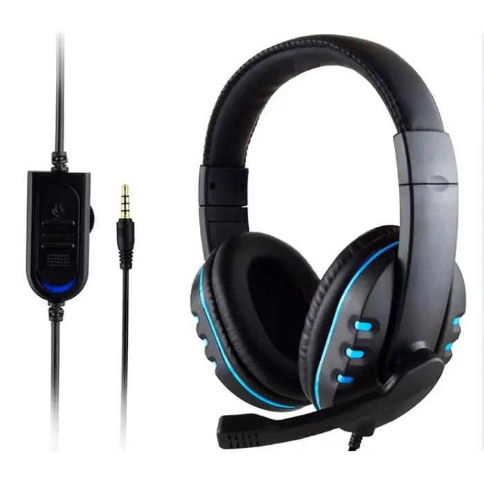 Écouteurs de jeu filaires 3.5mm, casque d'écoute, suppression du bruit, avec Microphone, contrôle du