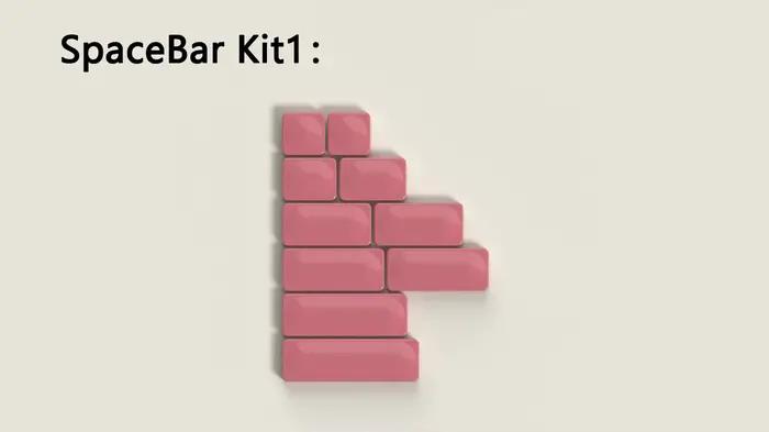 LCK-Ensemble de capuchons de clavier à profil bas PBT, personnalisés, simples, style rétro, originau