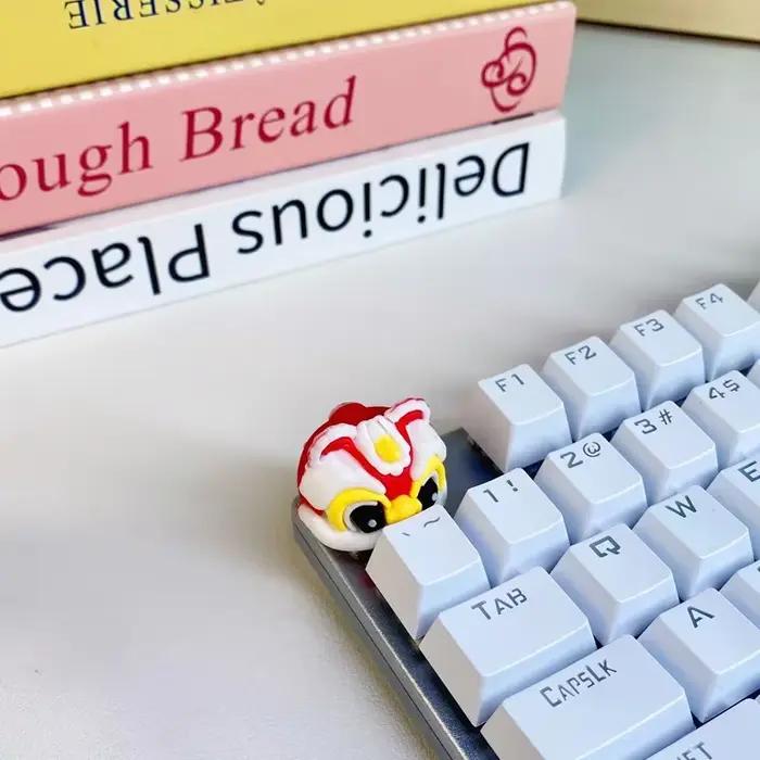 Capuchons de touches de clavier mécaniques universels, dessin animé créatif et mignon, décoration de