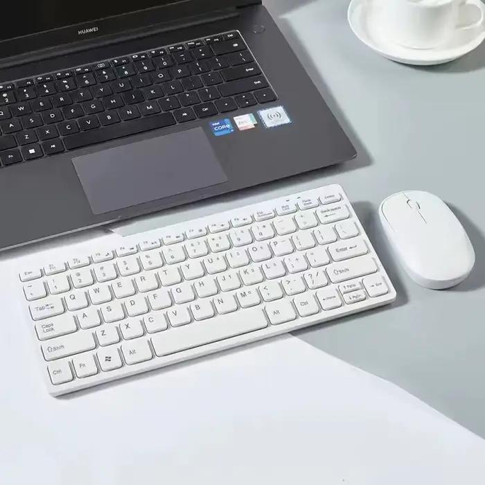2.4G sans fil clavier et souris portable Mini clavier souris Combo ensemble pour ordinateur portable