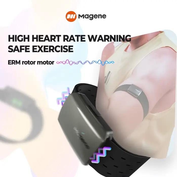 Magene moniteur de brassard de fréquence cardiaque double Mode Bluetooth ANT H803 capteur bras drago