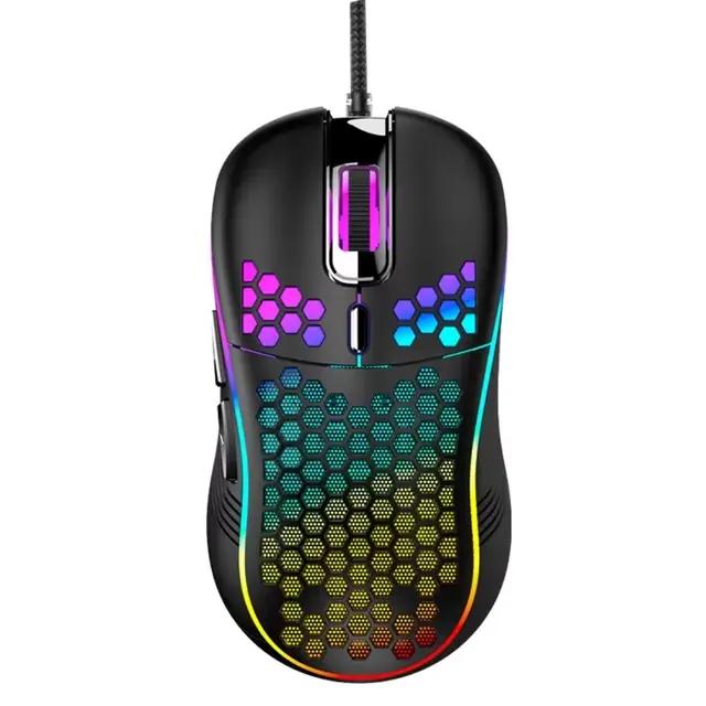 Souris de jeu mécanique filaire USB, accessoire optique léger et réglable, 7200 ug I, pour ordinateu