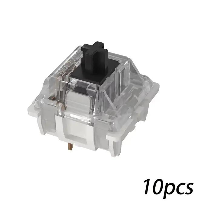Interrupteurs Gateron pour clavier mécanique KS-9, 3 broches, RGB, silencieux, linéaires, tactiles, 