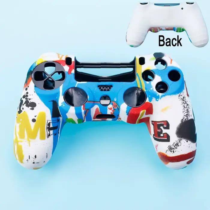 Juste de protection en caoutchouc pour manette Playstation 4, étui en silicone, poignée en caoutchou