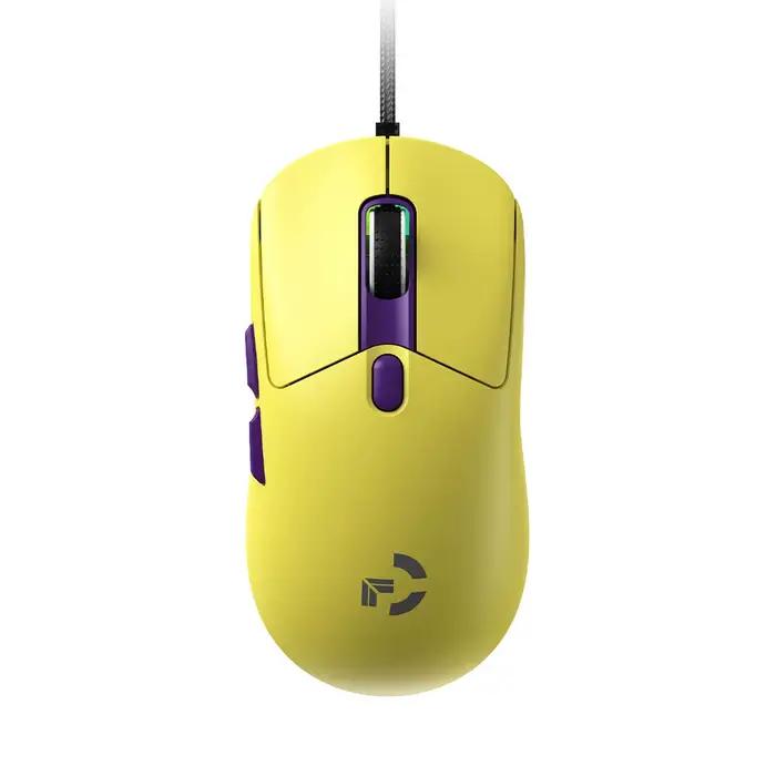 Souris de jeu filaire 6 niveaux DPI réglable jusqu'à 12800DPI puce A825 instantanée programmation Ma