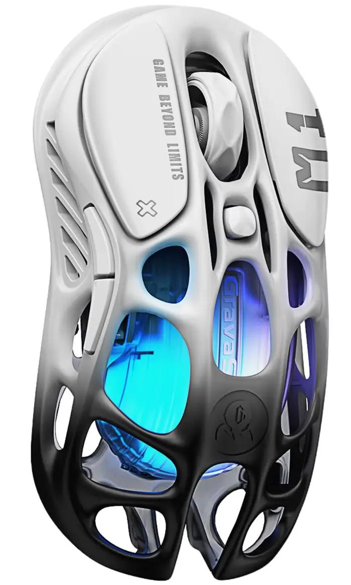 Souris de jeu sans fil GravaStar Mercury M1 Pro 100% originale, alliage de magnésium léger, 26000 DP