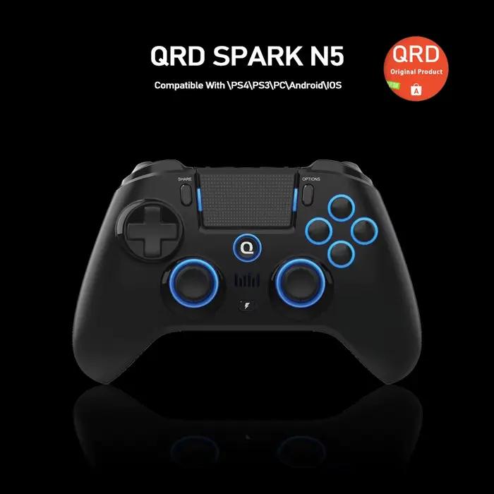 Nouveau manette de jeu sans fil QRD Spark N5 pour contrôleur ps5/4 pour PC, IOS, Console Android pou