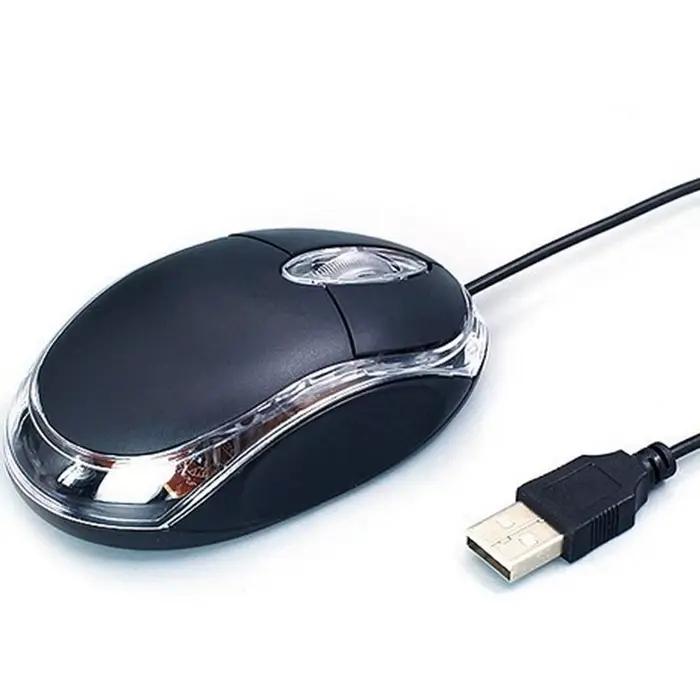 Souris optique filaire USB à 3 boutons, 1000 DPI, pour usage domestique et au bureau, pour ordinateu