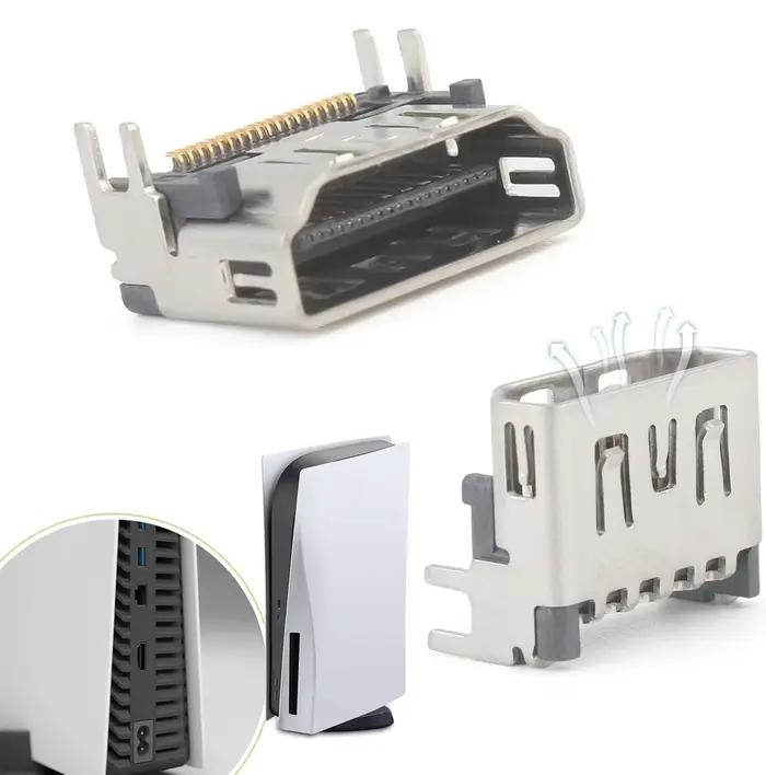Remplacement de Port HDMI pour Sony PlayStation 5 PS5, connecteur d'interface Jack pour Console PS5,