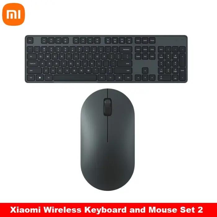 Xiaomi-Ensemble clavier et souris sans fil, 104 touches, 2.4 GHz, récepteur USB, adapté pour PC Wind
