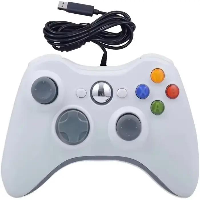 Manette de jeu filaire USB pour Xbox 360, contrôleur de jeu, manette pour Windows 7, 8, 10