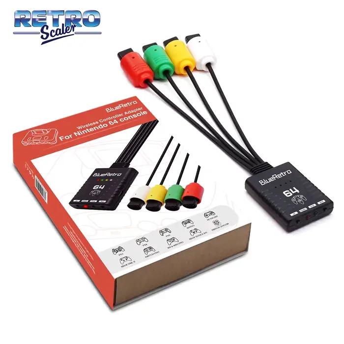 Adaptateur de contrôleur de jeu sans fil RetroScaler BlueRetro pour Console Nintendo 64 N64, prise e