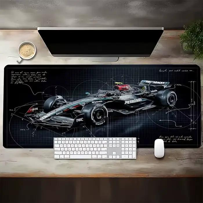 Tapis de souris de jeu professionnel pour le gaming : base en caoutchouc antidérapante lavable avec 