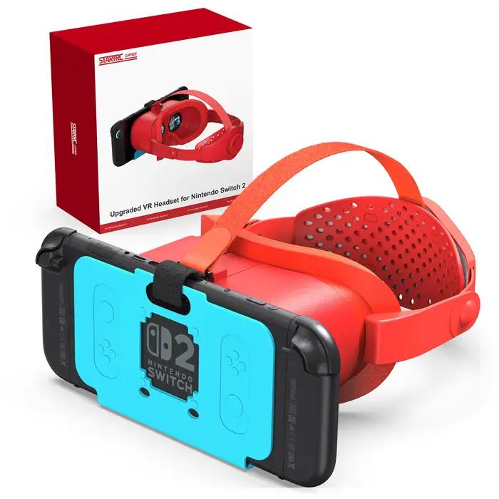 Casque VR amélioré pour Nintendo Switch 2, lentilles HD réglables et sangle confortable, lunettes 3D