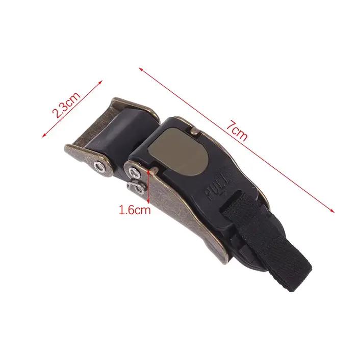 Boucle de traction pour casque de moto en cuivre galvanisé – Clip de vitesse pour l'équitation et le