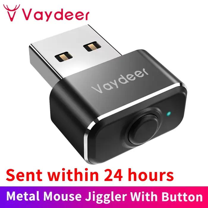 Vaydeer Mini souris en métal Jiggler, en alliage d'aluminium de qualité supérieure, durée de vie plu