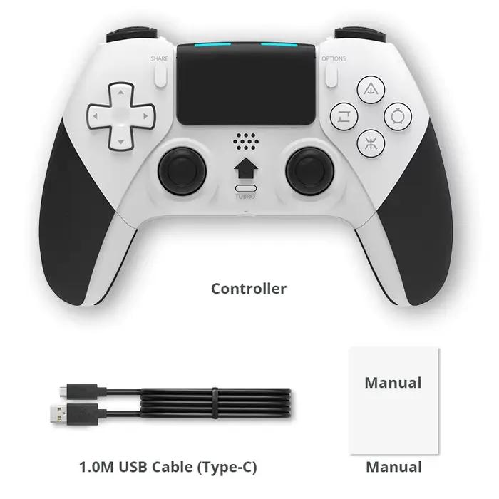 Contrôleur sans fil DATA FROG pour manette de jeu mince PS4 / PS4 Pro / PS4 pour manette PC