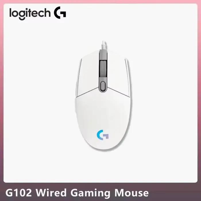 Souris de jeu Logitech (G) G102, souris RGB, design léger, 200-8000 DPI, G102 deuxième génération, s