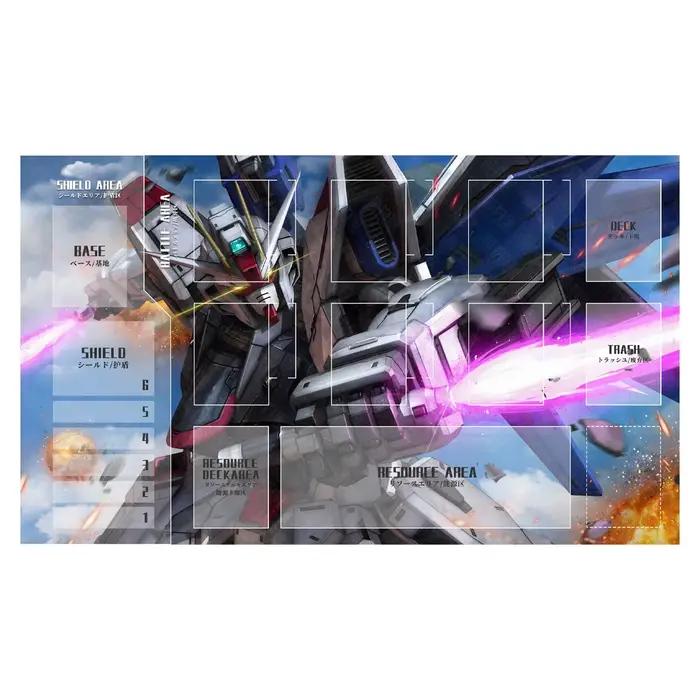 Tapis de combat GCG Gundam DIY 600x350x2mm pour jeu de cartes à plateau solo, plateau de duel, carte