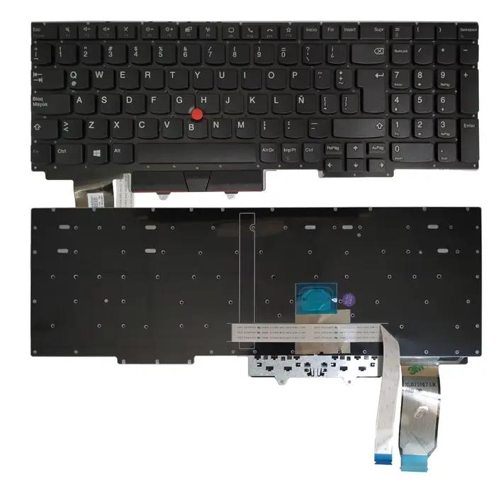 Nouveau clavier latin/espagnol pour Lenovo Thinkpad E15 Gen 2 3 4 (Type 20T8 20T9 20TD 20TE), dispos