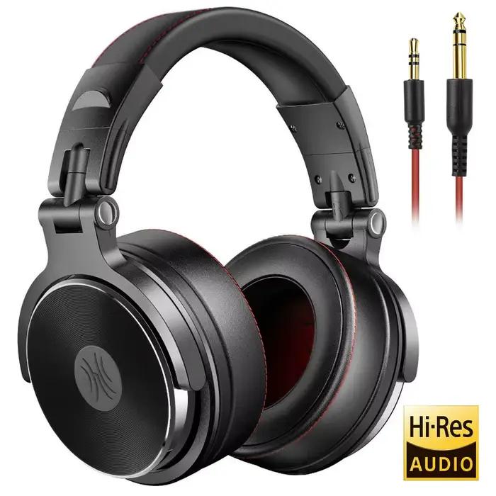 Oneodio ecouteurs avec fil Casque de studio hi-fi professionnel pour DJ avec micro, pour téléphone e