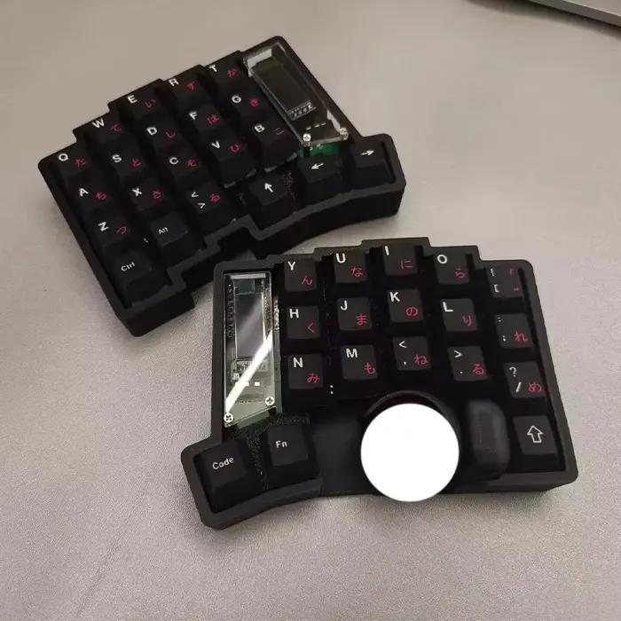 Kit de clavier personnalisé pour PC Gamer, Trackball, Disposition 39, 47/59, Prog, Rammable, Fiole K