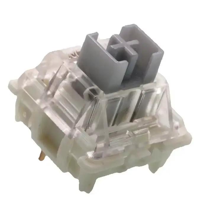 Interrupteurs mécaniques Gateron G Silver Pro linéaires 43g pré-lubrifiés 3 broches à échange à chau
