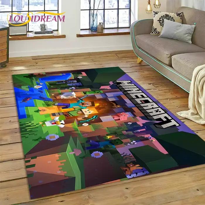 Tapis de jeu 3D Cartoon Games M-MC pour salon, chambre à coucher, décoration de la maison, tapis de 