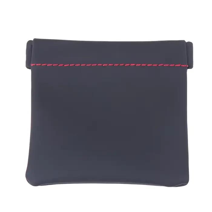 Étui pour écouteurs en cuir PU – Sac de rangement pour écouteurs portables, pochette de transport co