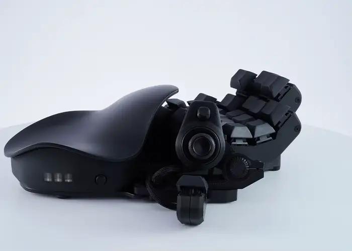 Clavier de jeu GameClaw pour gauchers, clavier à une main réglable, joystick filaire WASD, ergonomie