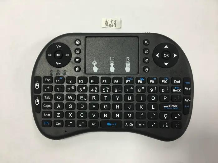 Souris Air avec Clavier Mini Sans Fil Rétroéclairé AZERTY Espagnol Français Portugais Russe Brésilie