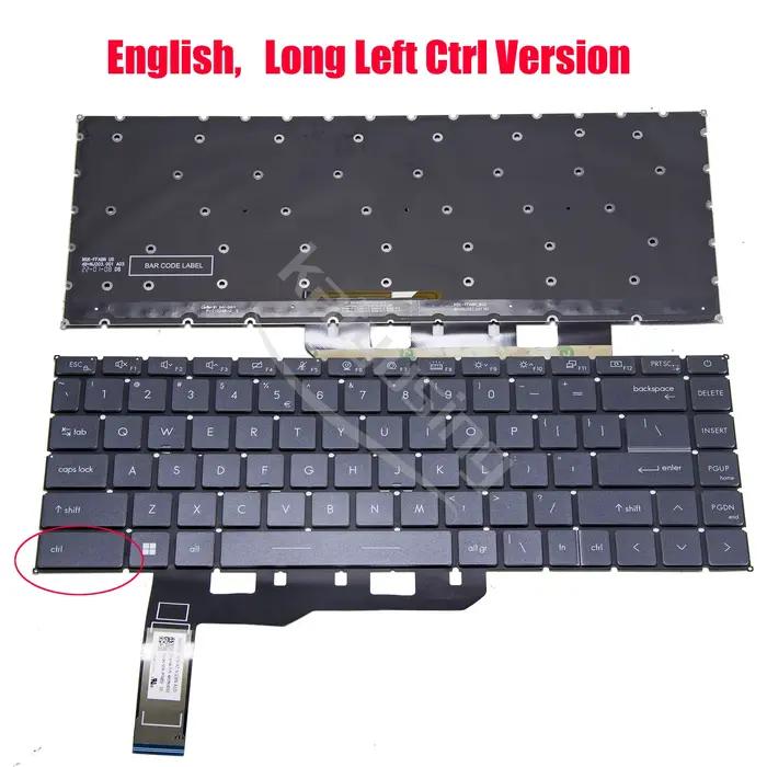 Clavier latin espagnol russe américain pour MSI Prestige 15 14 créateur 15 furtif 15M A11UEK A11UEKV