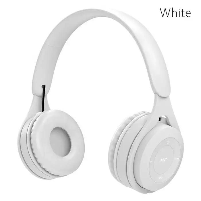 Y08 casque sans fil Bluetooth casque Macaron bandeau stéréo casque de jeu avec micro Gamer fille cad