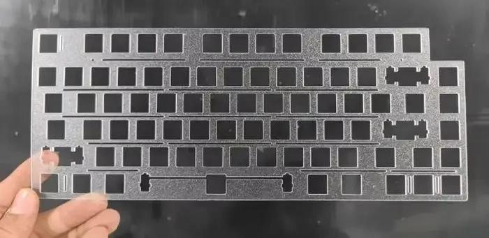 LEOBOG Hi8 plaque de clavier mécanique FR4 aluminium CF acier (pour type stabilisateur monté sur pla