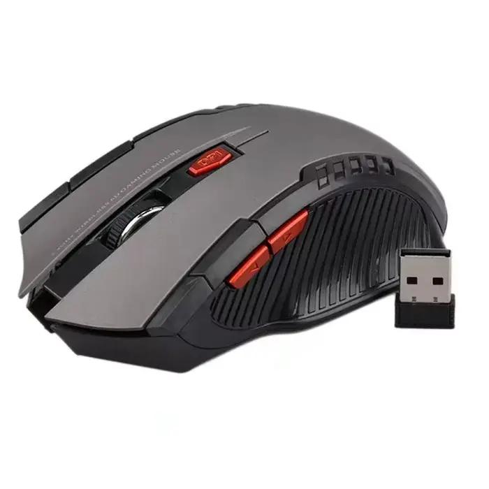 Souris de jeu optique sans fil 2,4 GHz pour ordinateur portable récepteur USB Mini souris portable