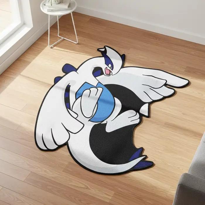Tapis d'anime Blastoise/Lugia tapis/tapis en Polyester doux, tapis pour animaux de compagnie, tapis 