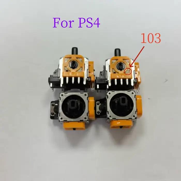 10 pièces Original Orange 3D Rocker analogique bâton Joystick jaune pour PlayStation 4 PS4 contrôleu