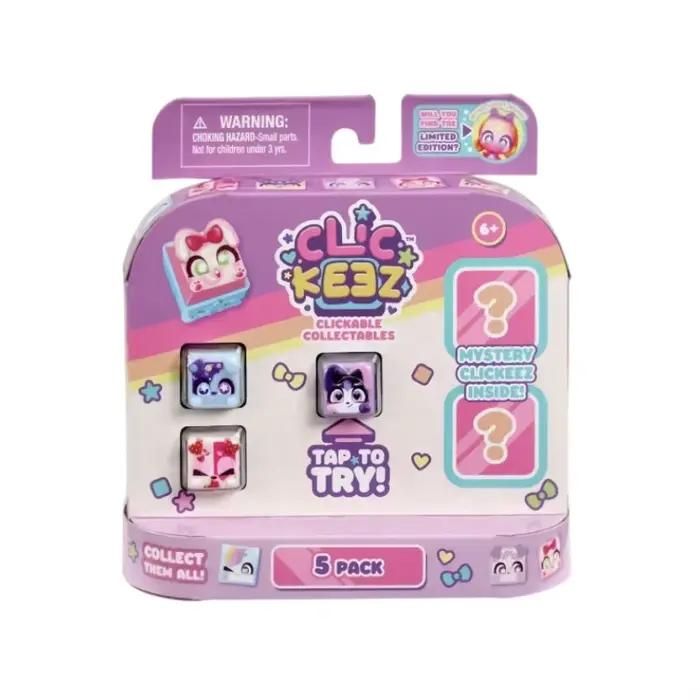 Clickeez Fidget Keycap Porte-clés Lumineux LED Interrupteur de Clavier Mécanique Anti-stress Boîte M