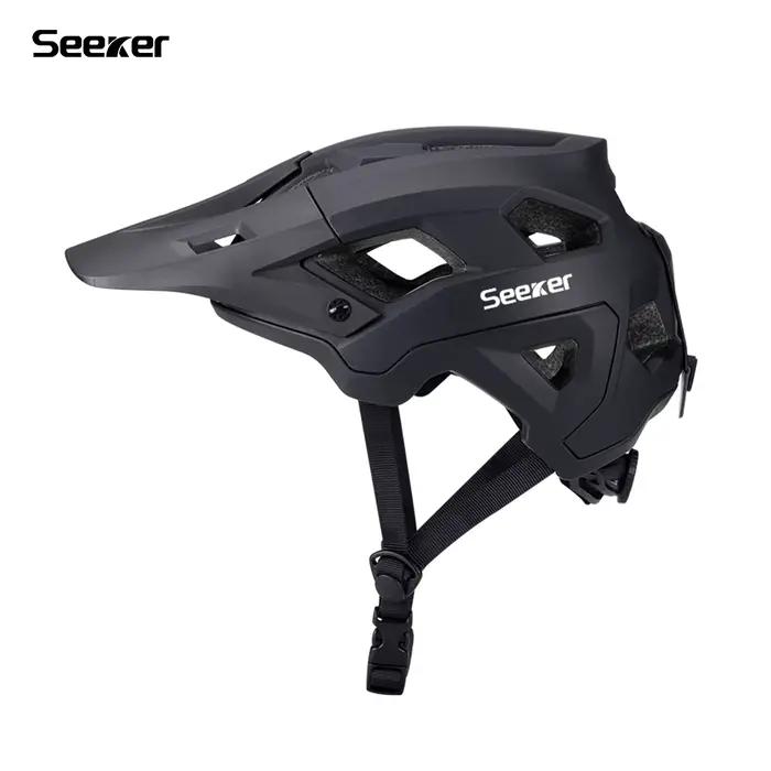 Casque de vélo Seeker Matte Color-Blocking, casque de protection léger et respirant pour VTT de desc